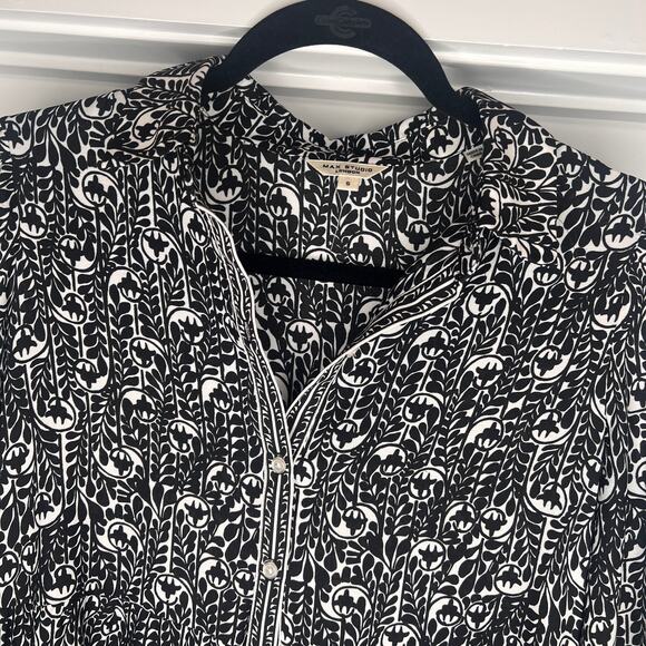 Max Studio London Floral Long Sleeve Maxi Dress Size Small - Picture 3 of 7